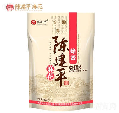 陈建平麻花蜂蜜风味500g