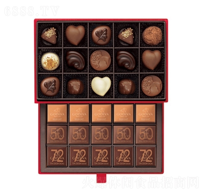 歌帝梵优选巧克力礼盒30颗装