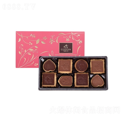 歌帝梵臻选巧克力饼干礼盒20片装产品图