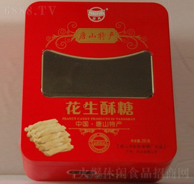 唐凤牌铁盒酥糖250g