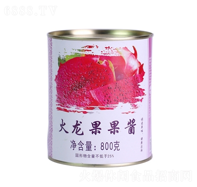 广村火龙果果酱罐头产品图