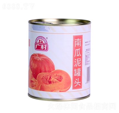 广村小罐头南瓜泥罐头产品图