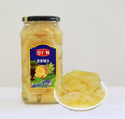 广野菠萝罐头860克