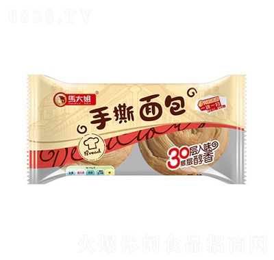 马大姐手撕面包原味160g