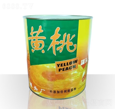 隆丰黄桃罐头3000g