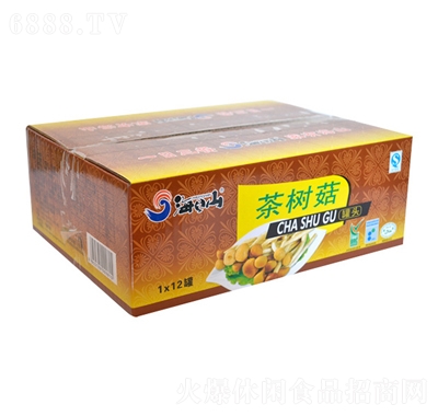 海山调味茶树菇罐头盒装