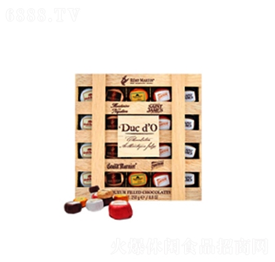 DucdO迪克多木盒酒心巧克力盒装产品图