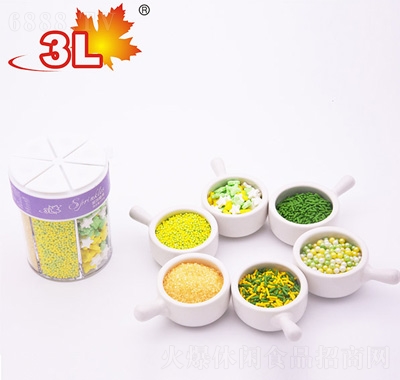 3L复活节大六格瓶糖果