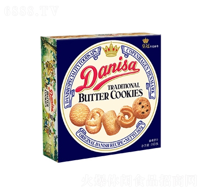 皇冠丹麦曲奇饼干163克产品图