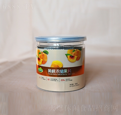 百丈山黄桃水果片