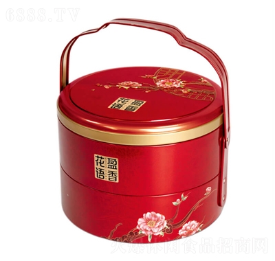 咕咕赞花语盈香（红）月饼礼盒
