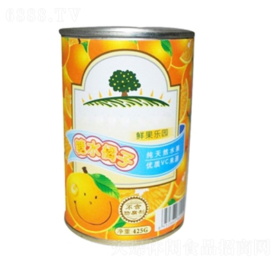 中食橘子罐头产品图