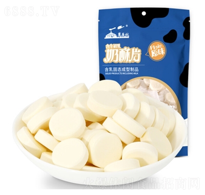 草原村内蒙古奶片奶贝零食奶制品原味120g产品图