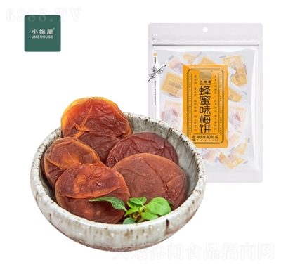 小梅屋蜂蜜味梅饼40g网红蜜饯零食可食日式梅饼无核酸话梅