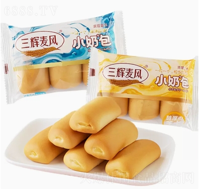 三辉麦风小奶包营养早餐休闲零食品功夫小面包产品图