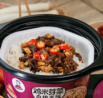 椿林鸡米芽菜米饭266g休闲食品产品图