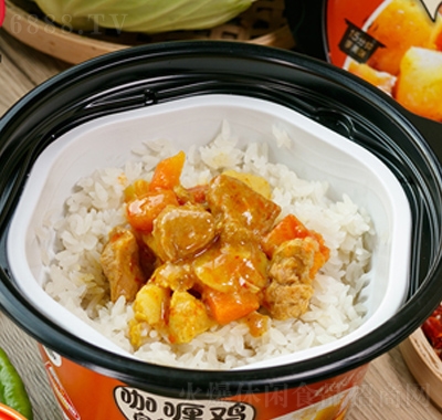 椿林咖喱鸡丁米饭266g休闲食品产品图