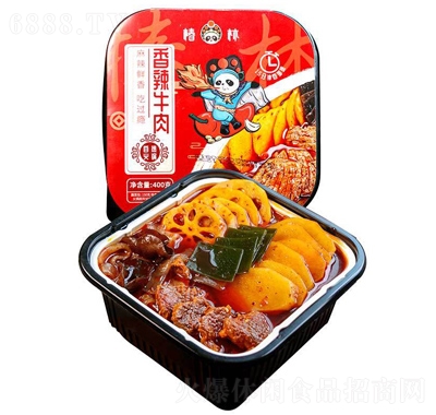 椿林香辣牛肉火锅400g休闲食品产品图