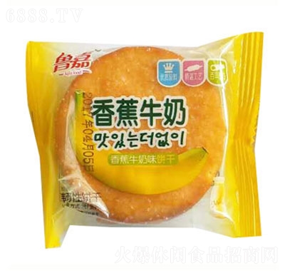鲁嘉香蕉牛奶韧性饼干零