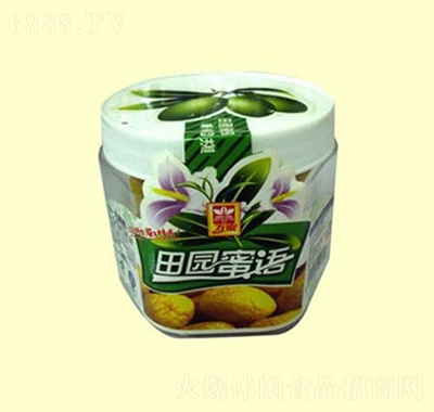 万蜜田园蜜话九制榄休闲零食蜜饯果脯