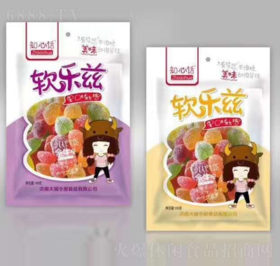 知心话软乐兹果味软糖100g