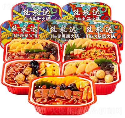 丝米达自热火锅重庆方便速食混合装网红夜宵产品图