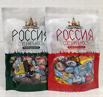 KDV俄罗斯巧克力混合糖果紫皮糖混合装零食大礼包年货喜糖产品图