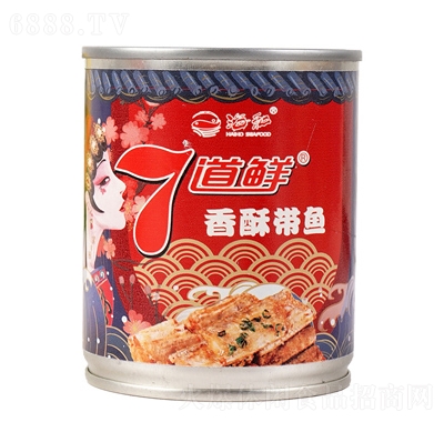 海和爱华即食网红零食香酥带鱼罐头下酒菜158g产品图