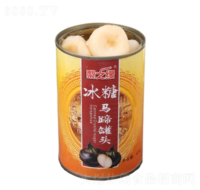 梨之缘新鲜马蹄罐头水果罐头425g网红小吃产品图