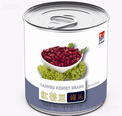 紫山红芸豆罐头即食食品产品图