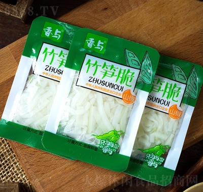 香与山椒竹笋脆榨菜酱菜咸菜开味外卖下饭菜小菜零食