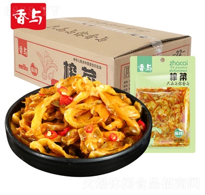 香与麻辣榨菜60g咸菜即食食品