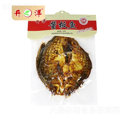 丹洋湖南特产酱板鱼鱼干休闲食品