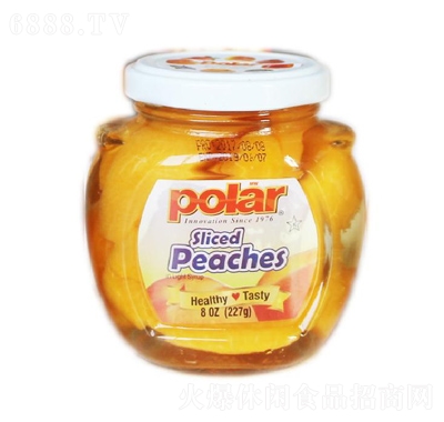 Polar桃水果罐头食品