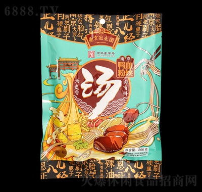 冠生园鸭血粉丝（藤椒）休闲食品网红小吃产品图