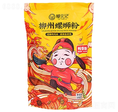 柳元记螺蛳粉330g休闲食品网红小吃产品图