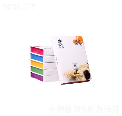 御食新语北京礼物盒装麻团传统糕点点心产品图