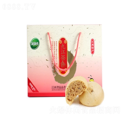 绿滋肴九江茶饼980g休闲食品网红小吃产品图