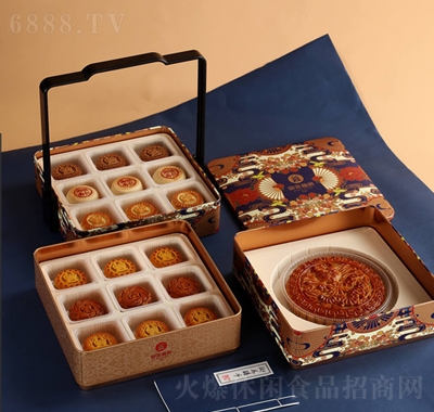 御茶膳房典乐汉唐系列月饼礼盒休闲食品办公室零食