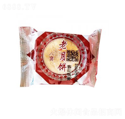 福同惠八宝老月饼酥皮62.5g超市零食休闲食品