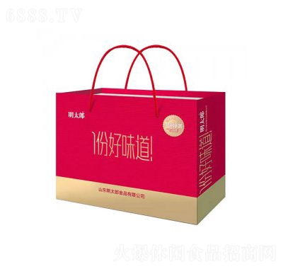 明太郎八宝粥礼盒传统食品休闲零食产品图