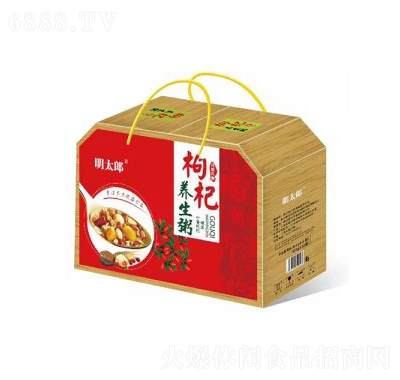 明太郎枸杞养生粥礼盒特色食品即食小吃产品图