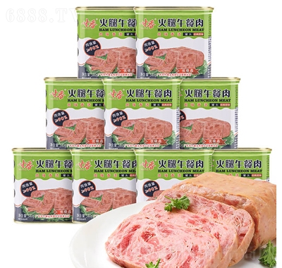 甘香火脆午餐肉罐头340g即食罐头食品产品图