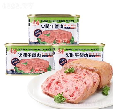 甘香火脆午餐肉罐头198g