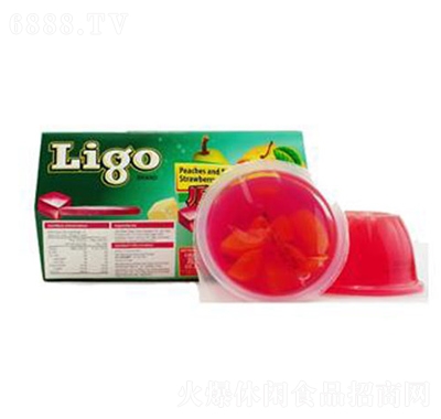 ligo草莓味桃梨果冻
