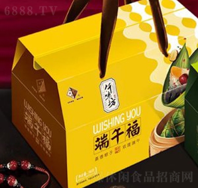 仟味坊端午福粽子黄礼盒追剧零食聚会小吃产品图