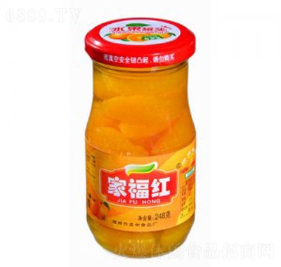 家福红水果罐头橘子罐头小卖部食品批发代理