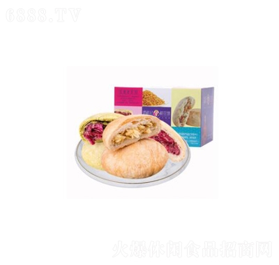 云南特产玫瑰花饼糕点零食面包早餐小吃