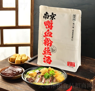 筷子说南京鸭血粉丝汤286克方便速食食品