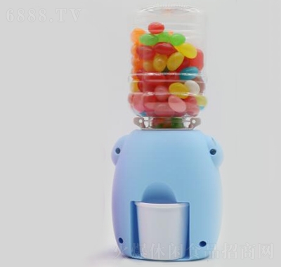 艾婴堡软糖小鸭饮水机蓝色休闲零食产品图